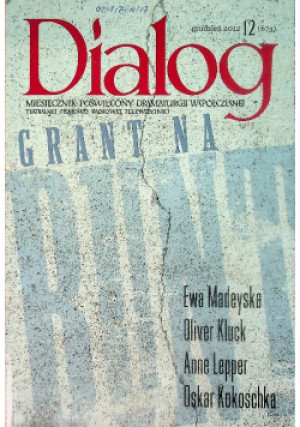 Dialog Nr 12 / 12 - książka  wyd. 2012