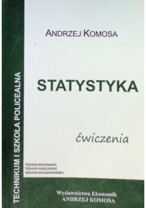 Statystyka ćwiczenia - Andrzej Komosa - książka  wyd. 2010