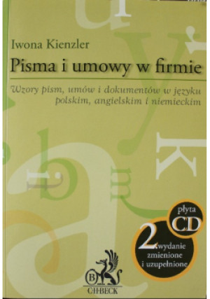 Pisma i umowy w firmie - Iwona Kienzler - książka  wyd. 2009