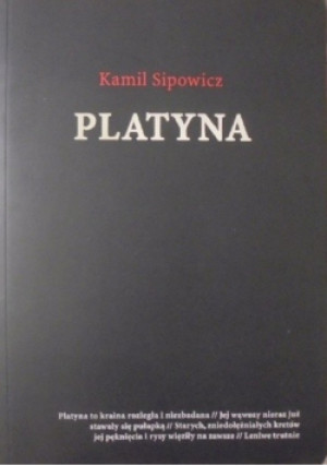 Platyna - Kamil Sipowicz - książka  wyd. 2016