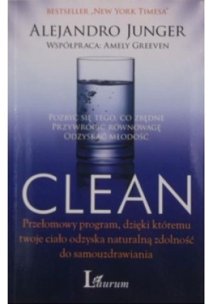 Clean - Alejandro Junger - książka  wyd. 2011