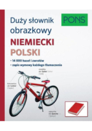 Duży słownik obrazkowy niemiecki - polski - książka  wyd. 2019
