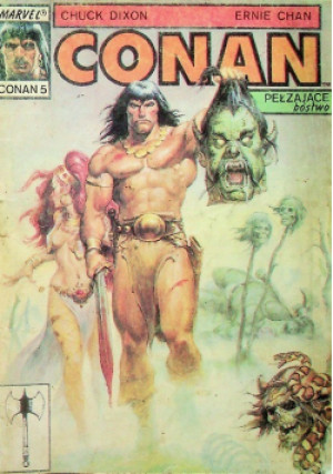 Conan Pełzające bóstwo - Chuck Dixon - książka  wyd. 1990