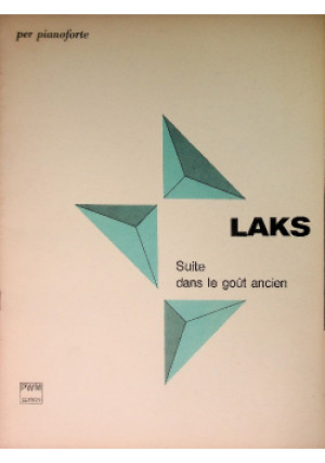 Suite dans le gout ancien - Laks - książka  wyd. 1973