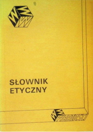 Słownik etyczny - Stanisław Jedynak - książka  wyd. 1990