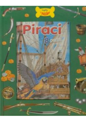 Piraci 8 puzzli - książka  wyd. 2011