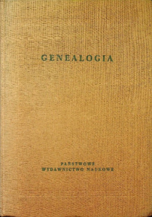 Genealogia - Włodzimierz Dworzaczek - książka  wyd. 1959