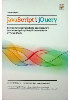 JavaScript i jQuery - Dawid Borycki - książka  wyd. 2014