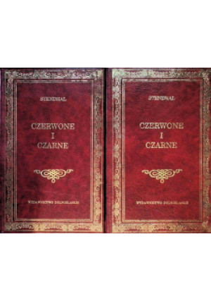 Czerwone i czarne Tom 1 i 2 - Stendhal - książka  wyd. 1993