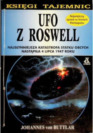 UFO z Roswell - Johannes von Buttlar - książka reportaż wyd. 1998