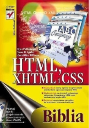 Html Xhtml I Css - Bryan Pfaffenberger - książka  wyd. 2005