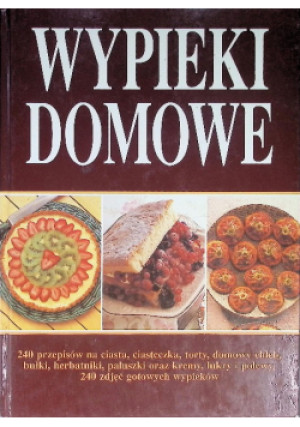 Wypieki domowe - książka  wyd. 1996