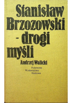 Drogi myśli - Stanisław Brzozowski - książka  wyd. 1977