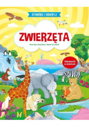 Otwórz i odkryj Zwierzęta - książka  wyd. 2020