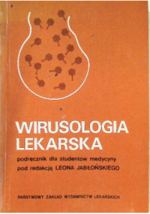 Wirusologia lekarska - Leon Jabłoński - książka  wyd. 1980