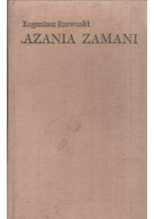 Azania Zamani - Eugeniusz Rzewuski - książka  wyd. 1978