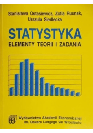 Statystyka - Stanisława Ostasiewicz, Urszula Siedlecka, Zofia Rusnak - książka  wyd. 2003