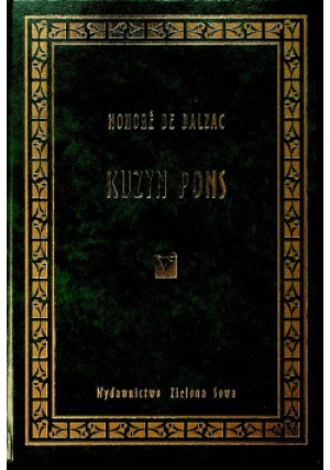 Kuzyn Pons - Honore de Balzac - książka historyczna wyd. 2009
