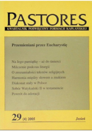 Pastores Nr 29 / 05 - książka  wyd. 2005
