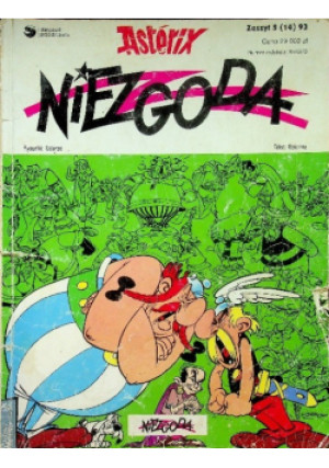 Asterix Zeszyt 5 / 93 Niezgoda - Albert Uderzo, Rene Goscinny - książka  wyd. 1993
