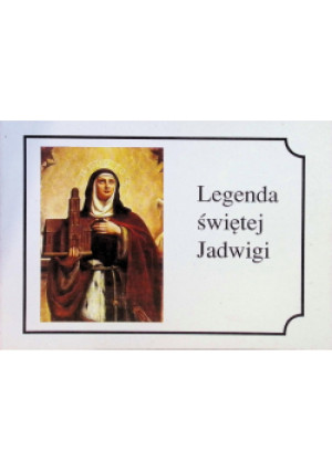 Legenda świętej Jadwigi - Józef Pater - książka  wyd. 1993