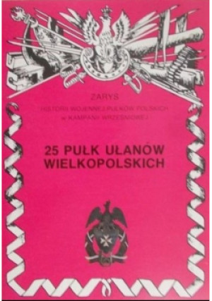 25 Pułk Ułanów Wielkopolskich - Jan Błasiński - książka historyczna wyd. 1995