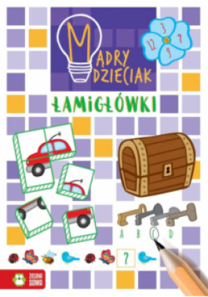 Mądry dzieciak. Łamigłówki - książka  wyd. 2019