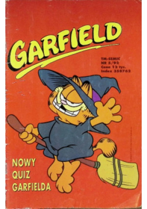 Garfield Nr 5 - książka  wyd. 1992