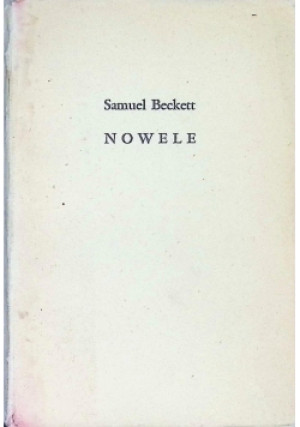 Beckett Nowele - Samuel Beckett - książka  wyd. 1958