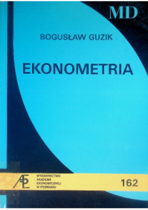 Ekonometria - Bogusław Guzik - książka  wyd. 2005