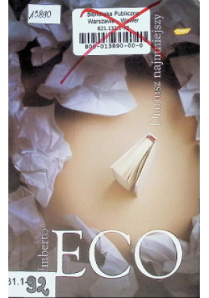 Diariusz najmniejszy - Umberto Eco - książka  wyd. 2007