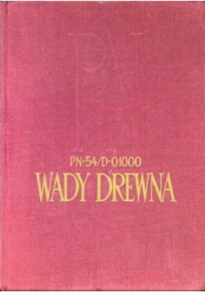 Wady drewna - książka  wyd. 1956