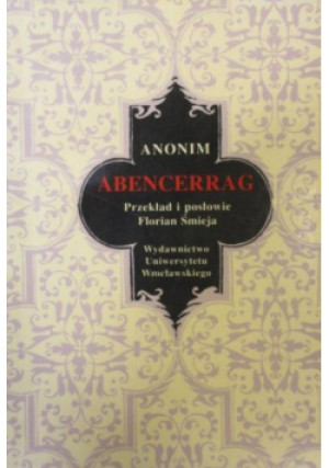 Abencerrag - Anonim - książka  wyd. 1995