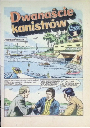 Dwanaście kanistrów Część 1 - książka  wyd. 1973