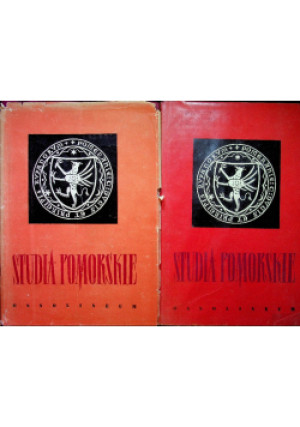 Studia Pomorskie Tom 1 i 2 - Michał Walicki - książka historyczna wyd. 1957