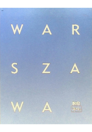 WARSZAWA Tom 1 do7 - książka historyczna wyd. 2024
