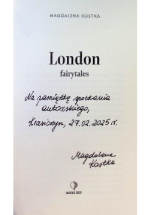 London fairytales - Magdalena Kostka - książka  wyd. 2024