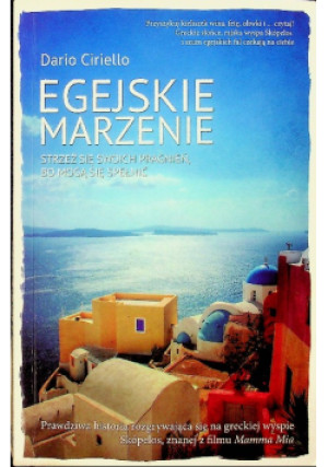 Egejskie marzenie - Dario Ciriello - książka  wyd. 2013