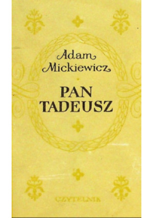 Pan Tadeusz - Adam Mickiewicz - książka  wyd. 1954