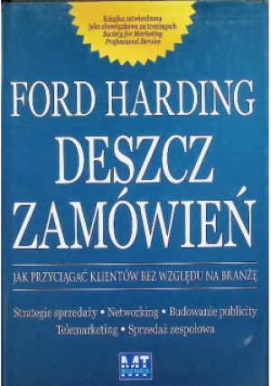Deszcz zamówień - Ford Harding - książka  wyd. 2009