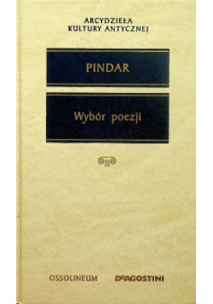 Pindar Wybór poezji - Pindar - książka  wyd. 2005