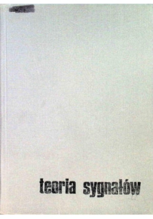 Teoria sygnałów - L. E. Franks - książka  wyd. 1975