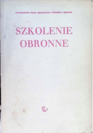 Szkolenie obronne - książka  wyd. 1979