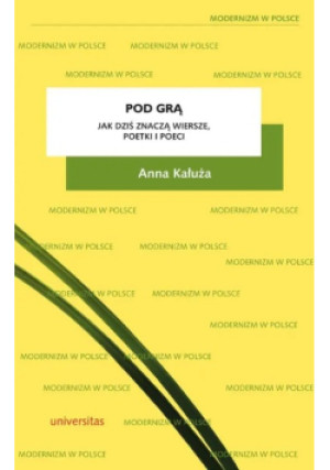 Pod grą - Anna Kałuża - książka  wyd. 2015