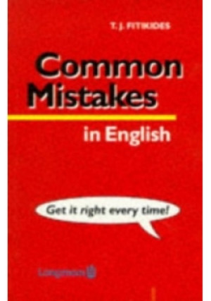Common Mistakes - T.J. Fitikides - książka  wyd. 1994