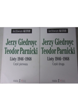 Listy 1946-1968, tomy 1-2 - Teodor Parnicki, Jerzy Giedroyc - książka  wyd. 2014