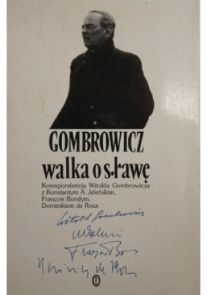 Walka o sławę, cz. 2 - Witold Gombrowicz - książka  wyd. 1998