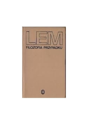 Filozofia przypadku ,Tom I - Lem - książka  wyd. 1988
