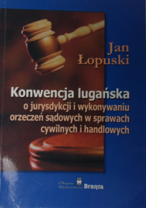 Konwencja lugańska - Jan Łopuski - książka  wyd. 2001
