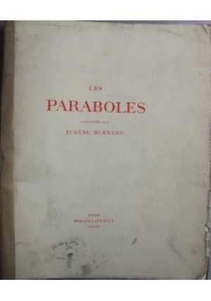 Les Paraboles 1908 r. - Eugene Burnand - książka  wyd. 1908